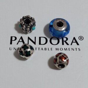 Pandora charms | authentic charms | butterfly charm murano charm
